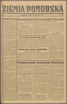Ziemia Pomorska, 1945.11.09, R.1, nr 205