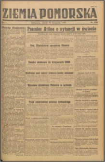 Ziemia Pomorska, 1945.11.10, R.1, nr 206