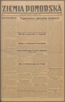 Ziemia Pomorska, 1945.12.15, R.1, nr 240