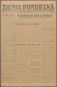 Ziemia Pomorska, 1945.12.20, R.1, nr 245