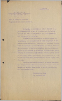 [Ministerstwo Wyznań Religijnych i Oświecenia Publicznego... w sprawie zwrotu opłat szkolnych... z dnia 21 listopada 1928 r. - odpis].