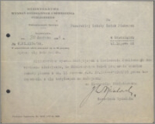 [Ministerstwo Wyznań Religijnych i Oświecenia Publicznego... Do Pomorskiej Szkoły Sztuk Pięknych w Grudziądzu... z dnia 30 czerwca 1926 r.].