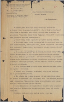 [Ministerstwo Wyznań Religijnych i Oświecenia Publicznego... Do Pana Wacława Szczeblewskiego... z dnia 31 grudnia 1924 r. - odpis].
