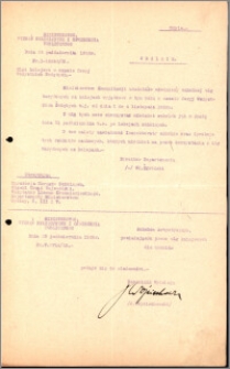 [Ministerstwo Wyznań Religijnych i Oświecenia Publicznego... z dnia 26 października 1926 r. - okólnik].