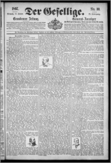 Der Gesellige : Graudenzer Zeitung 1897.01.13, Jg. 71, No. 10
