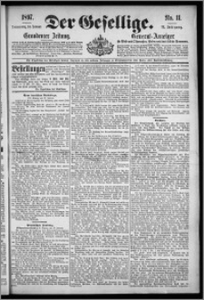 Der Gesellige : Graudenzer Zeitung 1897.01.14, Jg. 71, No. 11