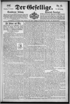 Der Gesellige : Graudenzer Zeitung 1897.01.19, Jg. 71, No. 15