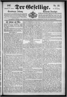 Der Gesellige : Graudenzer Zeitung 1897.01.27, Jg. 71, No. 22