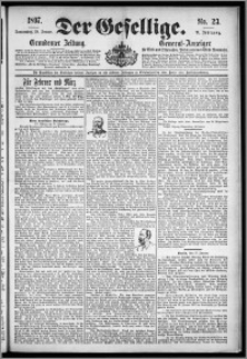 Der Gesellige : Graudenzer Zeitung 1897.01.28, Jg. 71, No. 23