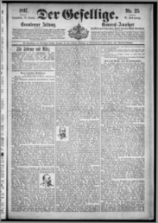 Der Gesellige : Graudenzer Zeitung 1897.01.30, Jg. 71, No. 25