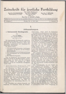 Zeitschrift für Ärztliche Fortbildung, Jg. 22 (1925) nr 12