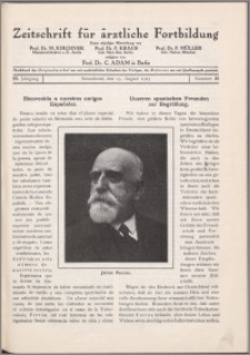Zeitschrift für Ärztliche Fortbildung, Jg. 22 (1925) nr 16