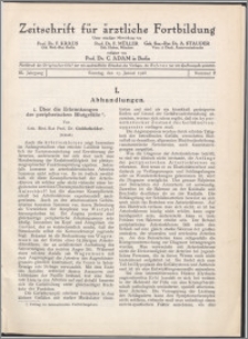 Zeitschrift für Ärztliche Fortbildung, Jg. 25 (1928) nr 2