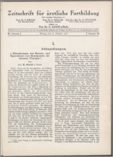 Zeitschrift für Ärztliche Fortbildung, Jg. 25 (1928) nr 20