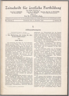 Zeitschrift für Ärztliche Fortbildung, Jg. 25 (1928) nr 24