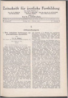 Zeitschrift für Ärztliche Fortbildung, Jg. 26 (1929) nr 3