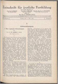 Zeitschrift für Ärztliche Fortbildung, Jg. 26 (1929) nr 6