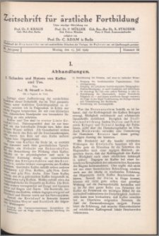 Zeitschrift für Ärztliche Fortbildung, Jg. 26 (1929) nr 14