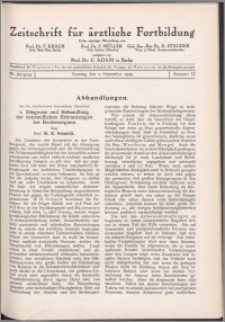 Zeitschrift für Ärztliche Fortbildung, Jg. 26 (1929) nr 17