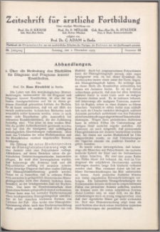 Zeitschrift für Ärztliche Fortbildung, Jg. 26 (1929) nr 23