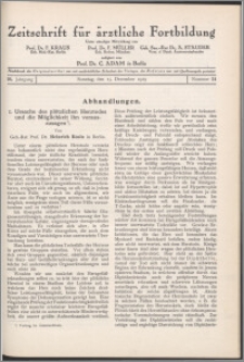 Zeitschrift für Ärztliche Fortbildung, Jg. 26 (1929) nr 24