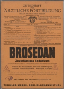 Zeitschrift für Ärztliche Fortbildung, Jg. 27 (1930) nr 11