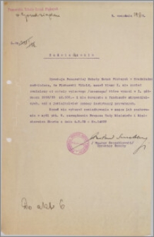 [Zaświadczenie dla Witolda Piskorskiego... z dnia 3 września 1932 r.].