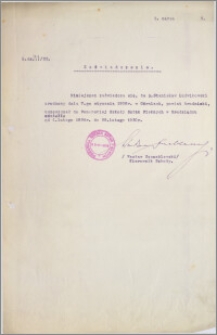 [Zaświadczenie dla Stanisława Ludwikowskiego... z dnia 1 marca 1932 r.].