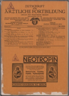 Zeitschrift für Ärztliche Fortbildung, Jg. 28 (1931) nr 2