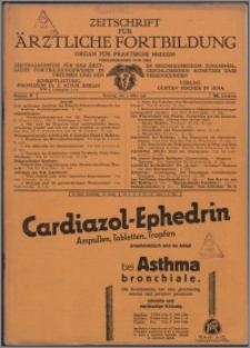 Zeitschrift für Ärztliche Fortbildung, Jg. 28 (1931) nr 5