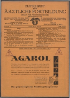Zeitschrift für Ärztliche Fortbildung, Jg. 28 (1931) nr 6