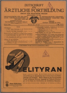 Zeitschrift für Ärztliche Fortbildung, Jg. 28 (1931) nr 13