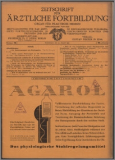 Zeitschrift für Ärztliche Fortbildung, Jg. 28 (1931) nr 16