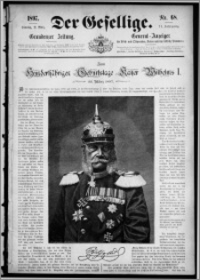 Der Gesellige : Graudenzer Zeitung 1897.03.21, Jg. 71, No. 68