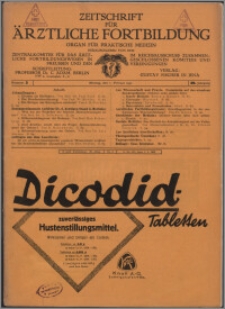 Zeitschrift für Ärztliche Fortbildung, Jg. 29 (1932) nr 3