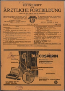 Zeitschrift für Ärztliche Fortbildung, Jg. 29 (1932) nr 9