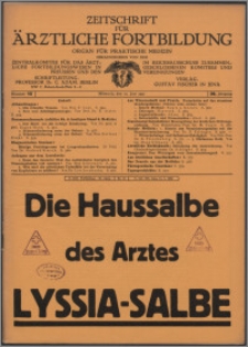 Zeitschrift für Ärztliche Fortbildung, Jg. 29 (1932) nr 12