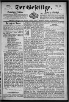 Der Gesellige : Graudenzer Zeitung 1897.03.30, Jg. 71, No. 75