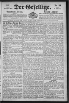 Der Gesellige : Graudenzer Zeitung 1897.04.28, Jg. 71, No. 98