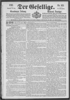 Der Gesellige : Graudenzer Zeitung 1897.05.30, Jg. 71, No. 125