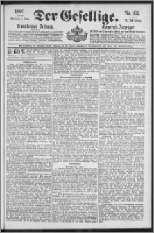 Der Gesellige : Graudenzer Zeitung 1897.06.09, Jg. 71, No. 132