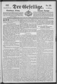 Der Gesellige : Graudenzer Zeitung 1897.06.10, Jg. 71, No. 133
