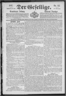 Der Gesellige : Graudenzer Zeitung 1897.06.26, Jg. 71, No. 147