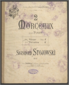 2 Morceaux pour piano : op. 3 no. 1, Fileuse