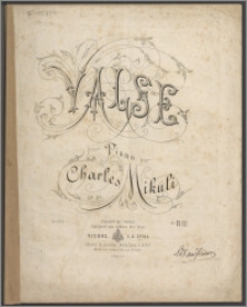 Valse : pour piano : op. 20