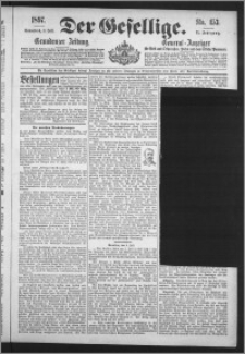 Der Gesellige : Graudenzer Zeitung 1897.07.03, Jg. 71, No. 153