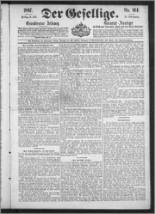 Der Gesellige : Graudenzer Zeitung 1897.07.16, Jg. 72, No. 164