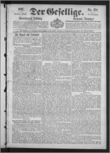 Der Gesellige : Graudenzer Zeitung 1897.08.01, Jg. 72, No. 178