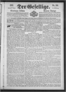 Der Gesellige : Graudenzer Zeitung 1897.08.20, Jg. 72, No. 194