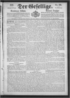 Der Gesellige : Graudenzer Zeitung 1897.08.22, Jg. 72, No. 196
